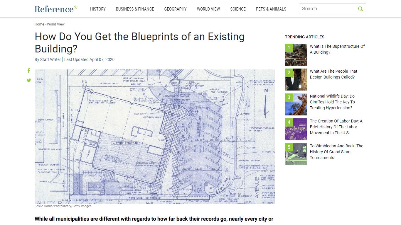 How Do You Get the Blueprints of an Existing Building? - Reference.com